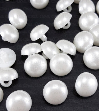 Perła guzik 8mm/10 lub 100szt 1874