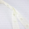 Ecru tape snap fasteners SET no. 3145