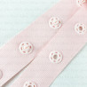 Pink snap fasteners on tape SET no. 3146