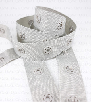 Grey tape fasteners SET no. 3147