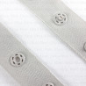 Grey tape fasteners SET no. 3147