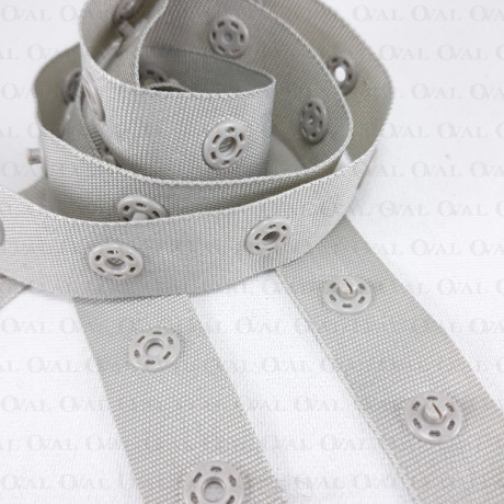 Grey tape fasteners SET no. 3147