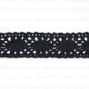 Cotton lace 30 mm /1 or 25 yards black 3150