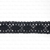 Koronka bawełniana 30mm /1yard czerń 3150