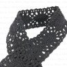 Cotton lace 30 mm /1 or 25 yards black 3150