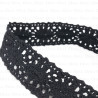 Koronka bawełniana 30mm /1yard czerń 3150