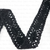 Koronka bawełniana 30mm /1yard czerń 3150