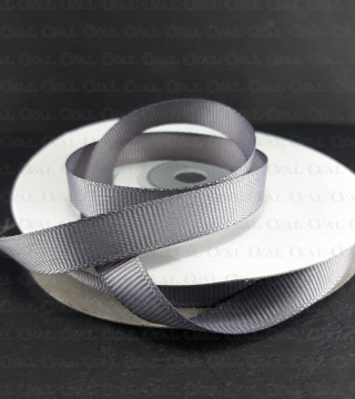 Grosgrain ribbon 15mm/30 yards grey 3155
