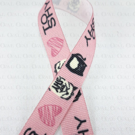 Decorative printed ribbon 15 mm /1 m 3162
