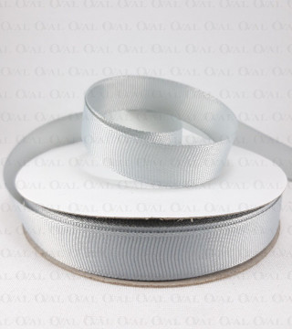 Grosgrain ribbon 15mm/30yard grey 3164