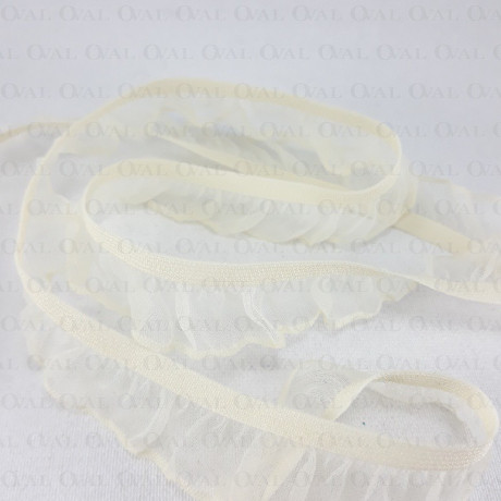 Elastic lace 16mm/1 or 25m ECRU 268
