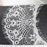 White and salmon lace 90mm Pack 3m 2405