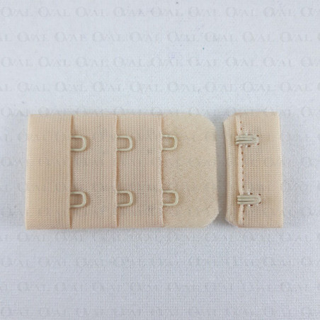 Bra fastener 1, 10 or 100 pcs beige 3173