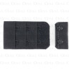 Bra extender 1.10 or 100 pcs black 3174
