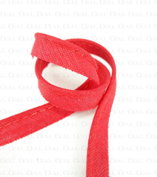 Lamówka bawełniana ze sznurkiem - wypustka (pajping) 20m  0212