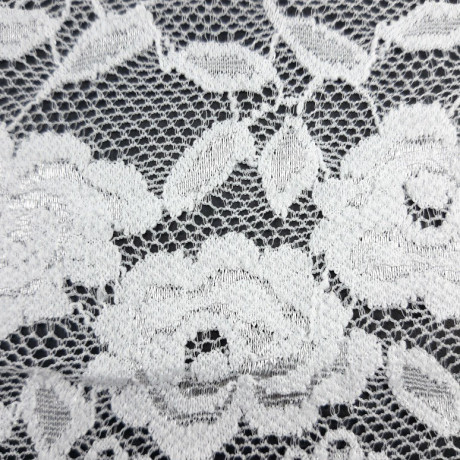 Elastic lace 140mm/1m white 2374