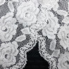Elastic lace 140mm/1m white 2374