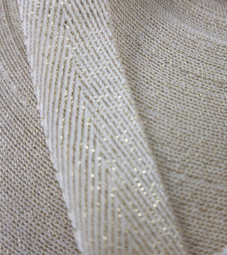 Taśma ozdobna jodełka ze złotem 15mm/1 lub 50m  3176