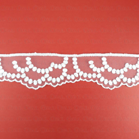 Lace 35mm/1m white 1911