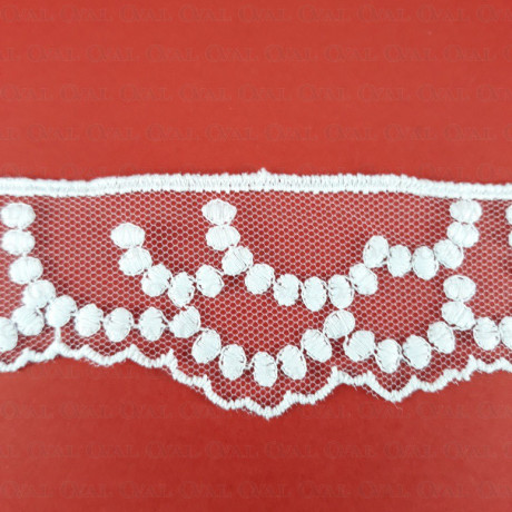 Lace 35mm/1m white 1911