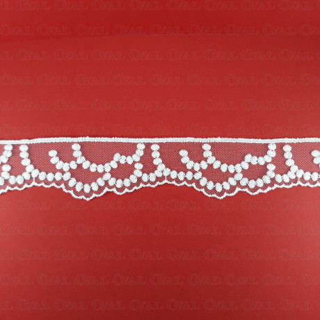 Lace 35mm/1m white 1911
