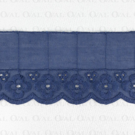 Koronka 65mm/1m  haft angielski 3178