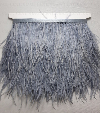 Feathers on grey tape 11cm 3180