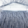 Feathers on grey tape 11cm 3180