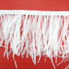 Pióra na taśmie  biel 11cm 3181