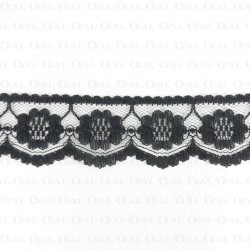 Koronka 40mm / 1 m czerń 3182 Koronka 40mm / 1 m czerń 3182