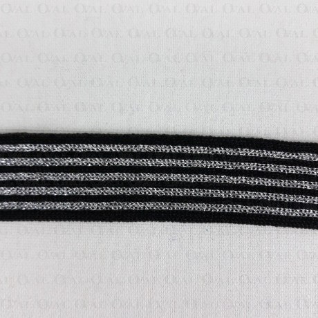 Decorative tape 25mm/1m knitted 125