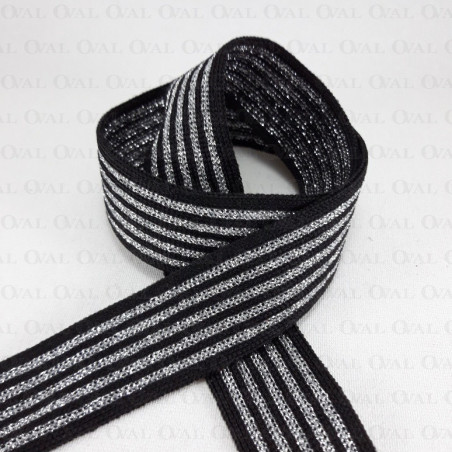 Decorative tape 25mm/1m knitted 125