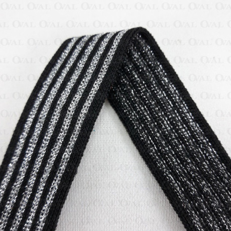 Decorative tape 25mm/1m knitted 125