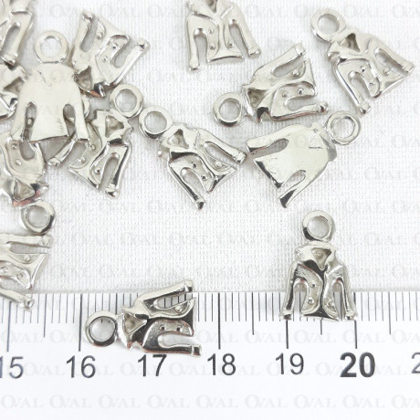 Metalowa przywieszka ozdobna  9x70mm 1636