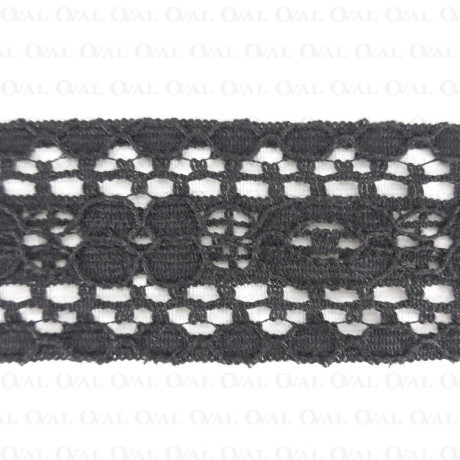 Lace 34mm black 1 or 10 m 3191