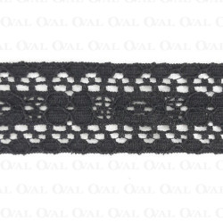 Koronka 34mm czerń 1 lub 10 m 3191 Koronka 34mm czerń 1 lub 10 m 3191