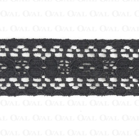 Koronka 34mm czerń  1 lub 10 m   3191