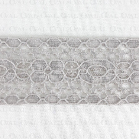 Koronka 34mm szara  1 lub 10 m   3192