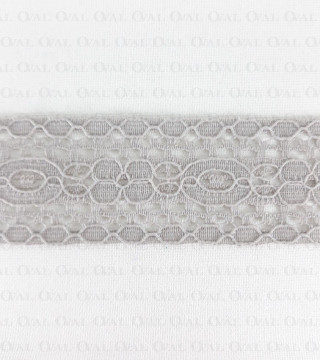 Koronka 34mm szara  1 lub 10 m   3192