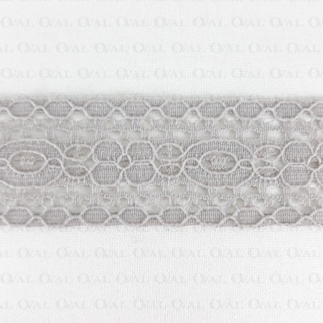 Koronka 34mm szara  1 lub 10 m   3192