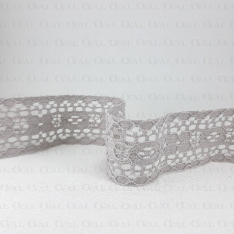 Koronka 34mm szara  1 lub 10 m   3192