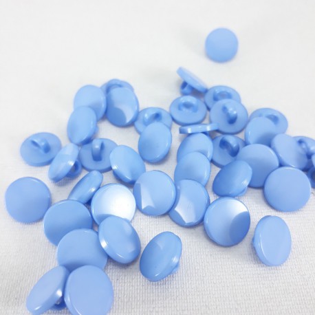 Guzik plastikowy 10mm/10szt niebieski 1875 - 15950