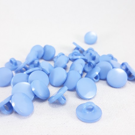 Guzik plastikowy 10mm/10szt niebieski 1875 - 15951