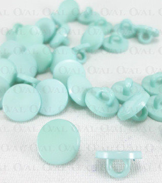 Plastic button 10mm/10pcs green 1878
