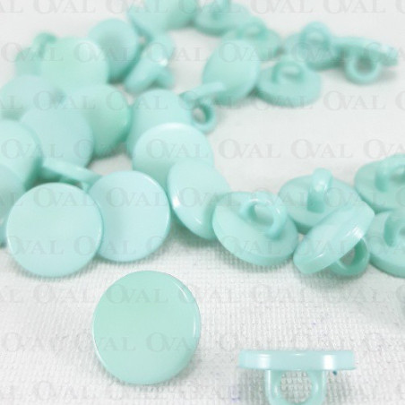 Plastic button 10mm/10pcs green 1878