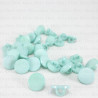 Plastic button 10mm/10pcs green 1878