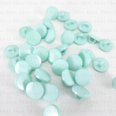 Plastic button 10mm/10pcs green 1878