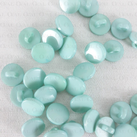 Plastic button 10mm/10pcs green 1878