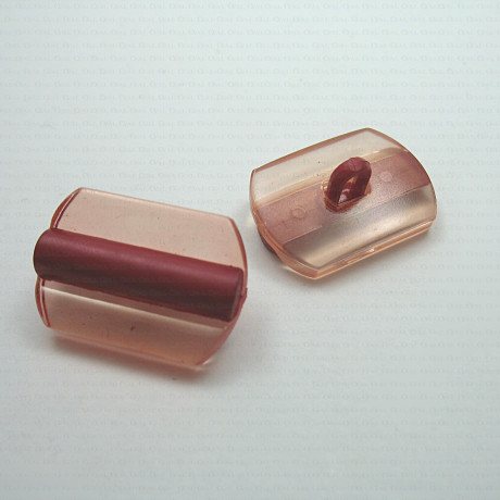 Button Set of 10 pcs plastic 10x22mm no. 878