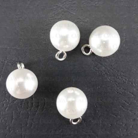 Guziki perłowe 12mm/10 lub 100szt 1879